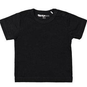 Dirkje baby basic T-shirt zwart